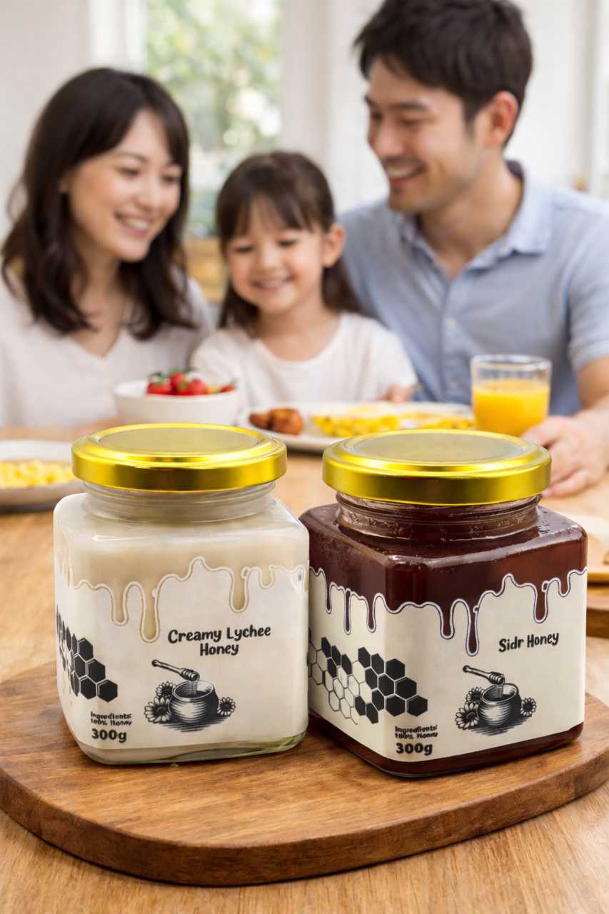 Creamy Lychee Honey | マダガスカル産 ライチはちみつ 300g｜非加熱・無添加・単一花蜜｜クリーミー食感・コーヒーにも合うハチミツ